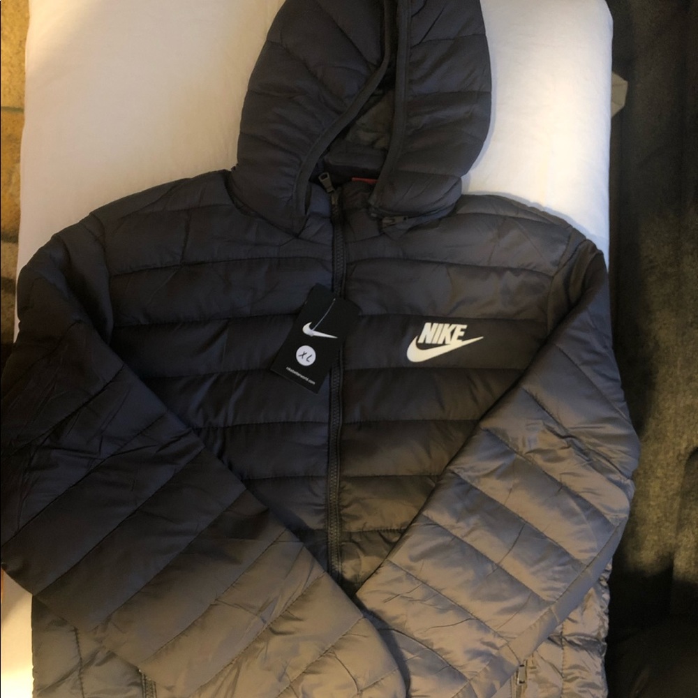 Gray Nike coat